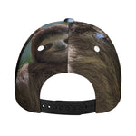 Happy Sloth Print Baseball Cap