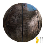 Happy Sloth Print Basketball