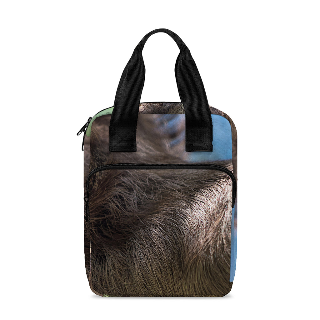 Happy Sloth Print Bible Tote Bag