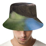 Happy Sloth Print Bucket Hat