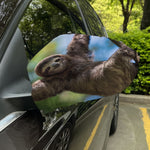 Happy Sloth Print Car Side Mirror Covers
