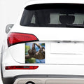 Happy Sloth Print Car Sticker