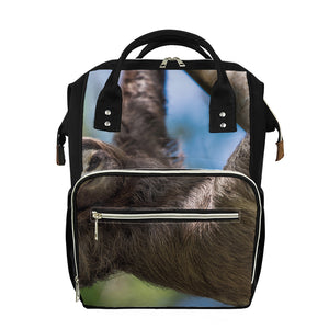 Happy Sloth Print Diaper Bag