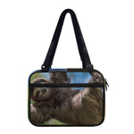 Happy Sloth Print Double Strap Bible Bag