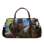 Happy Sloth Print Duffle Bag