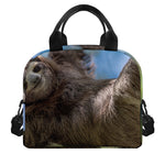 Happy Sloth Print Insulated Lunch Bag