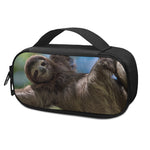 Happy Sloth Print Insulin Cooler Travel Case