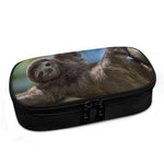 Happy Sloth Print Insulin Cooler Travel Case