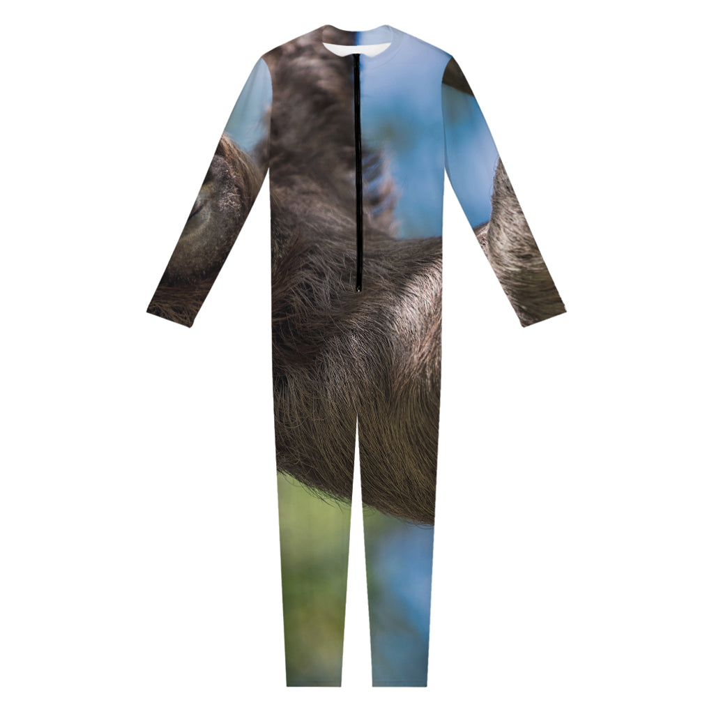 Happy Sloth Print Jumpsuit