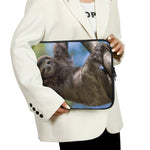 Happy Sloth Print Laptop Sleeve