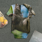 Happy Sloth Print Men's Bodysuit