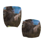 Happy Sloth Print Office Chair Cover