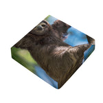 Happy Sloth Print Outdoor Seat Cushion Cover