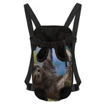 Happy Sloth Print Pet Carrier Backpack