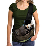 Happy Sloth Print Pet Sling Carrier