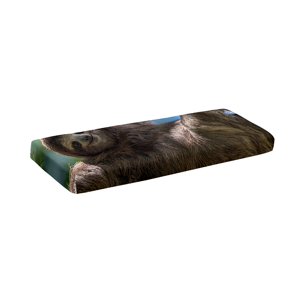 Happy Sloth Print Piano Keyboard Cover