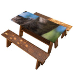 Happy Sloth Print Picnic Table Cover
