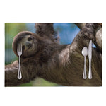 Happy Sloth Print Placemat