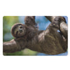 Happy Sloth Print Polyester Doormat