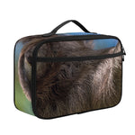 Happy Sloth Print Portable Lunch Bag