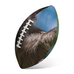 Happy Sloth Print Rugby Ball
