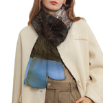 Happy Sloth Print Scarf