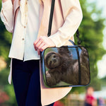 Happy Sloth Print Shoulder Strap Bible Bag