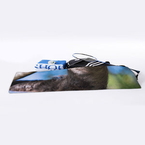 Happy Sloth Print Sports Towel