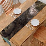 Happy Sloth Print Table Runner