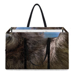 Happy Sloth Print Utility Tote Bag