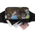 Happy Sloth Print Waist Bag