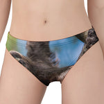 Happy Sloth Print Women's Panties