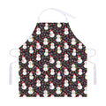 Happy Snowman Pattern Print Adjustable Apron
