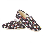 Happy Snowman Pattern Print Casual Shoes