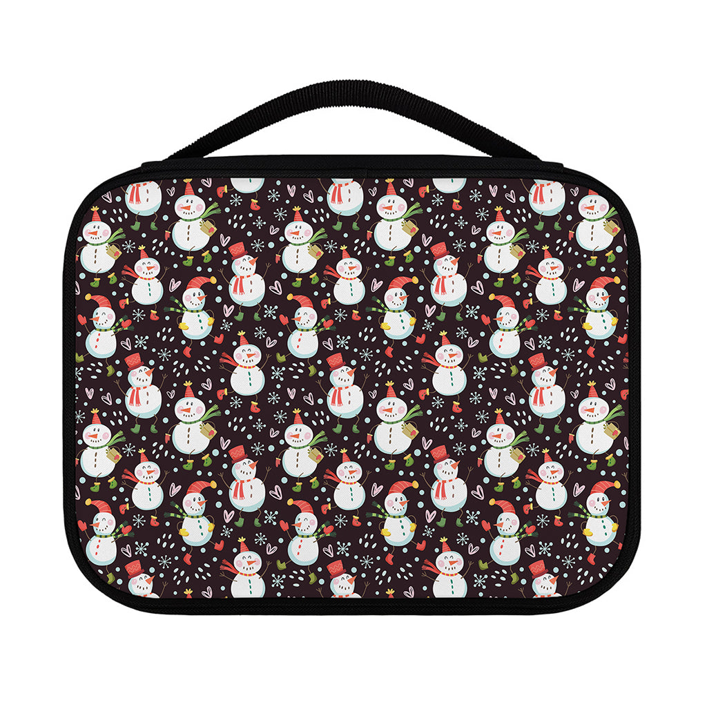 Happy Snowman Pattern Print Classic Bible Case
