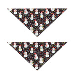 Happy Snowman Pattern Print Dog Bandana