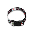 Happy Snowman Pattern Print Dog Collar