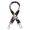 Happy Snowman Pattern Print Dog Seat Belt