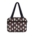 Happy Snowman Pattern Print Double Strap Bible Bag