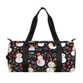Happy Snowman Pattern Print Gym Bag