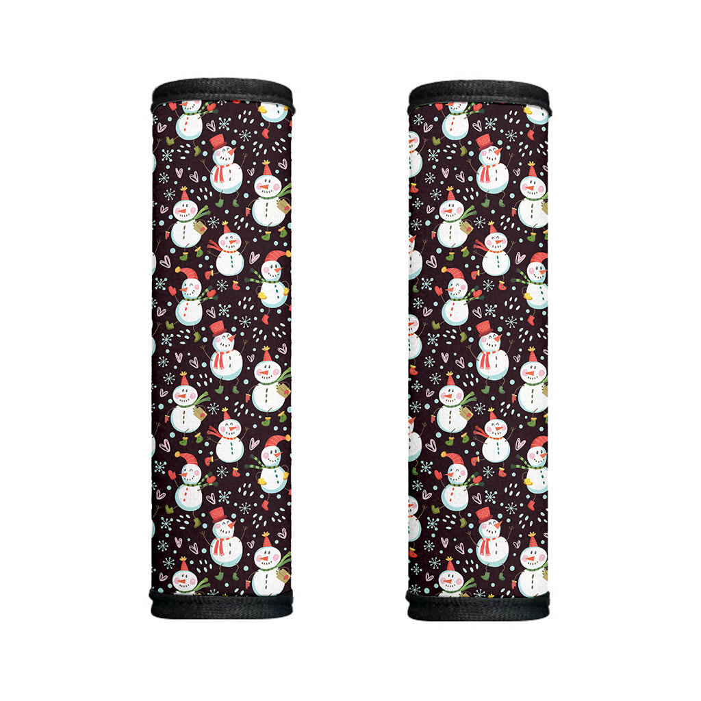Happy Snowman Pattern Print Handle Covers
