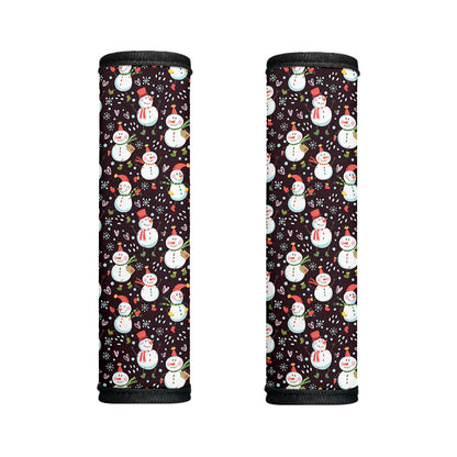 Happy Snowman Pattern Print Handle Covers