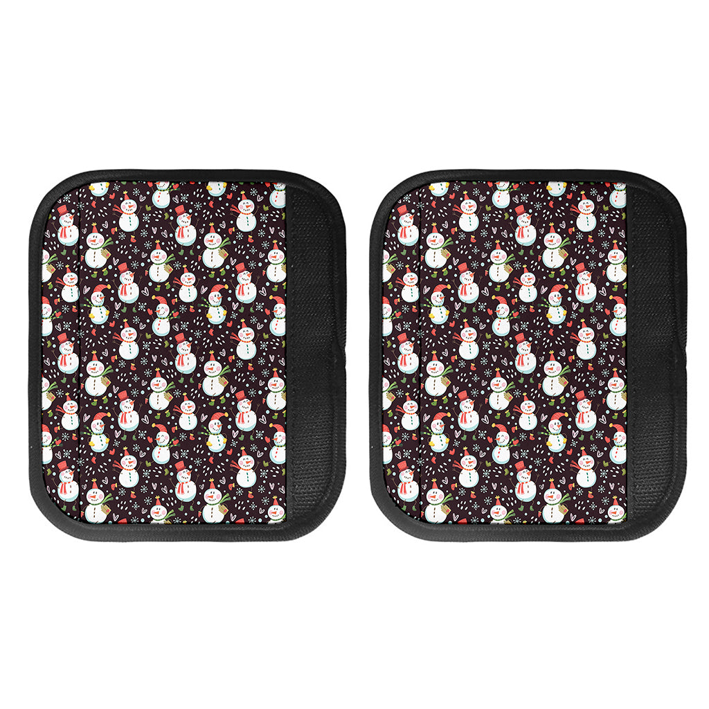 Happy Snowman Pattern Print Handle Covers
