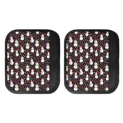 Happy Snowman Pattern Print Handle Covers