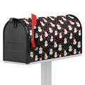 Happy Snowman Pattern Print Mailbox Cover
