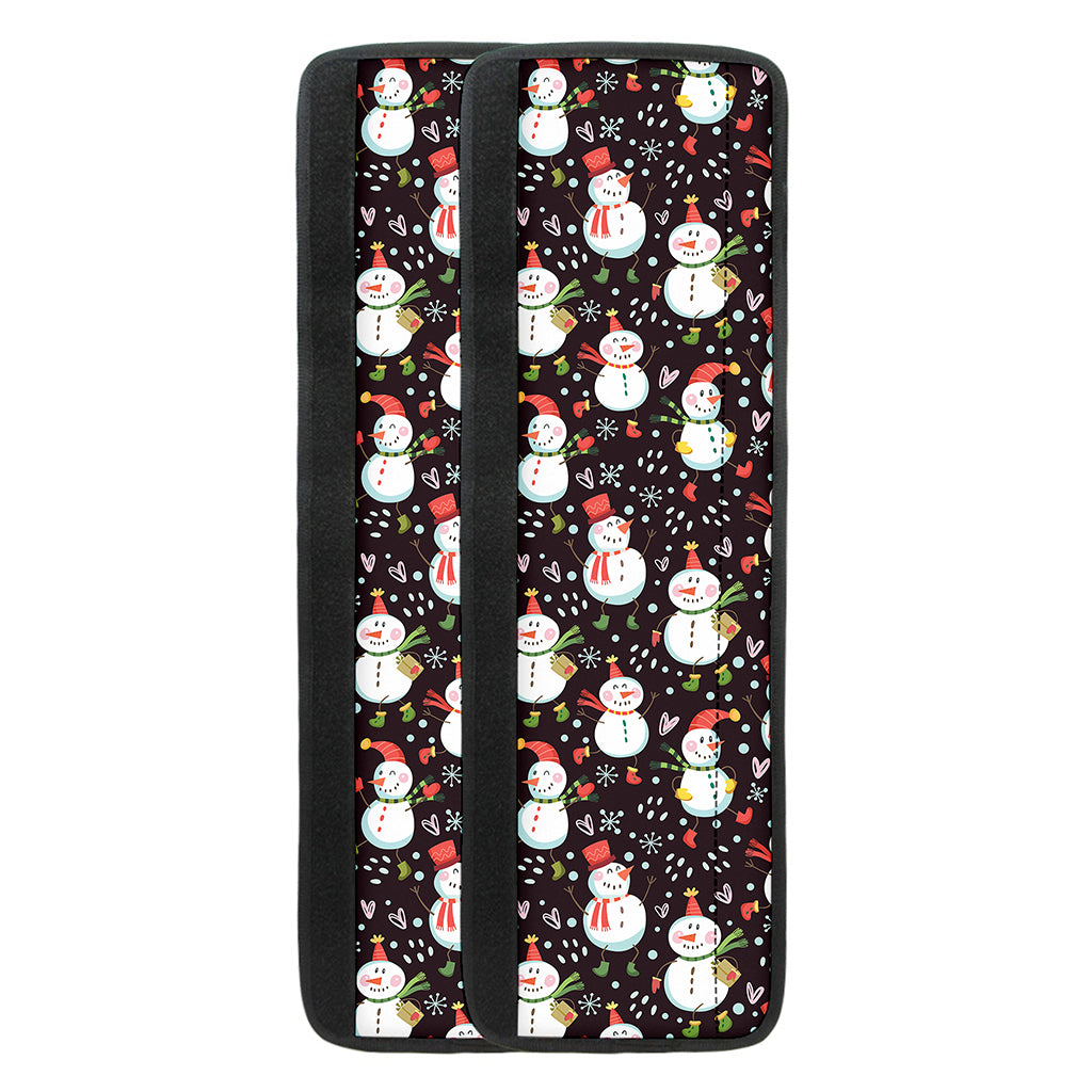 Happy Snowman Pattern Print Refrigerator Handle Covers