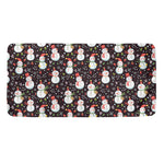 Happy Snowman Pattern Print Towel