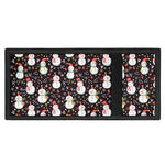 Happy Snowman Pattern Print Trifold Wallet