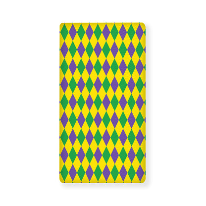 Harlequin Mardi Gras Pattern Print Baby Crib Sheet