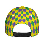 Harlequin Mardi Gras Pattern Print Baseball Cap